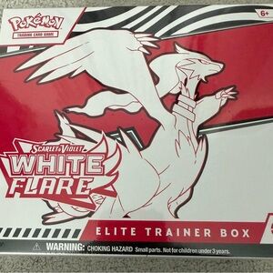 Pokémon Scarlet & Violet White Flare Elite Trainer Box ETB Brand New Sealed